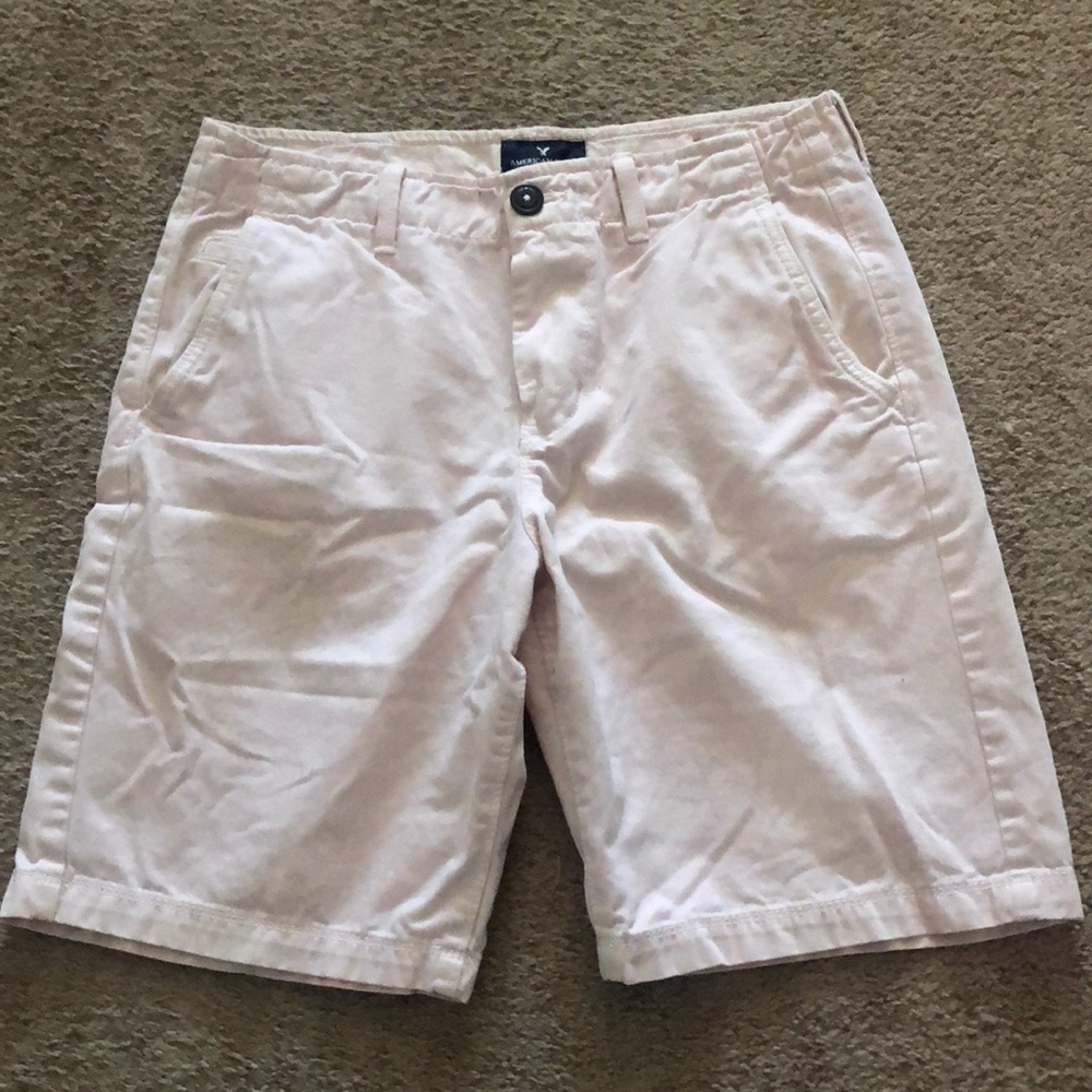 Pastel pink shorts